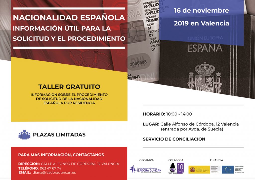 Nacionalidad española información útil para la solicitud y el