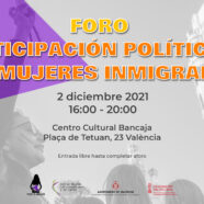 Foro 'Participación política de las mujeres inmigrantes'