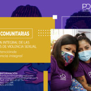 Curso 'Promotoras comunitarias para la atención integral de las mujeres víctimas de violencia sexual'