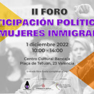 II Foro de Participación Política de las Mujeres Inmigrantes